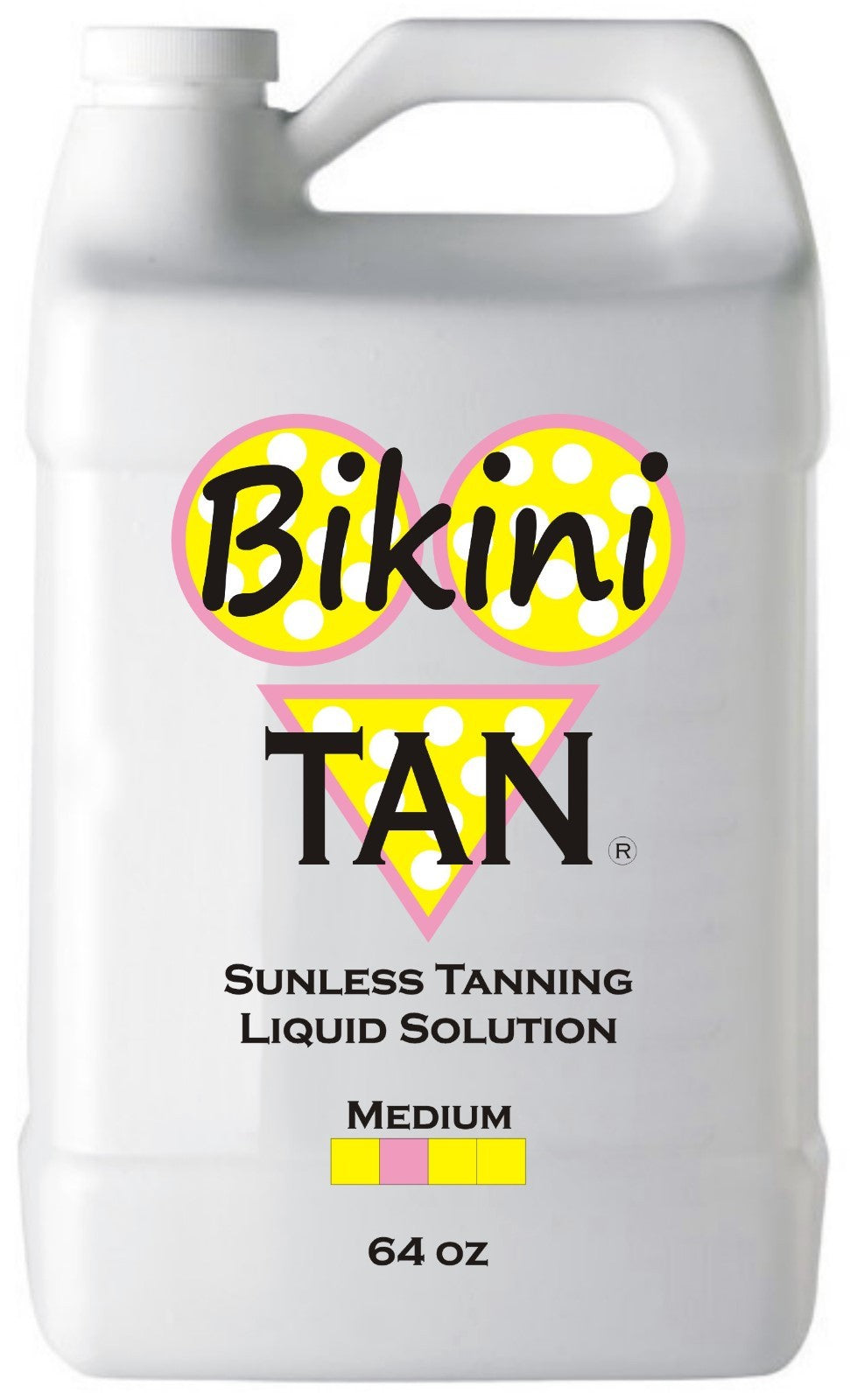 Medium Self Tanning Spray Solution - 64 oz with Applicator Mitt & Gloves