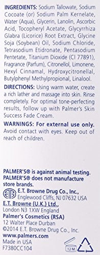 Pack of 4 Palmers Skin Success Eventone Complexion Bar Soap 3.5Oz for Even Skin Tone