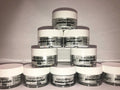 Cuccio Pro Powder Polish Dip Set Silver with Silver Mica 10 Jars 0.5 fl oz