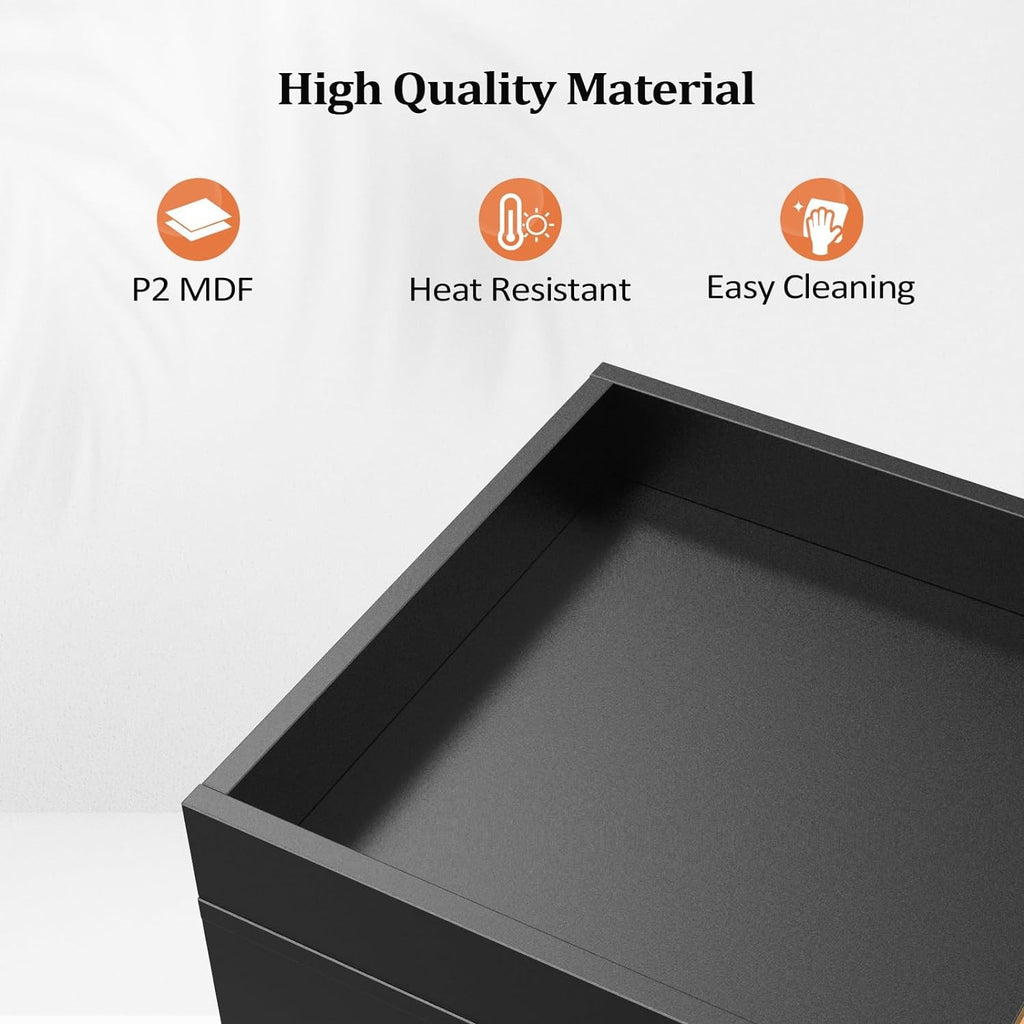 Portable Salon Cart with Drawers and Adjustable Shelf for Hair Stylist Beauty