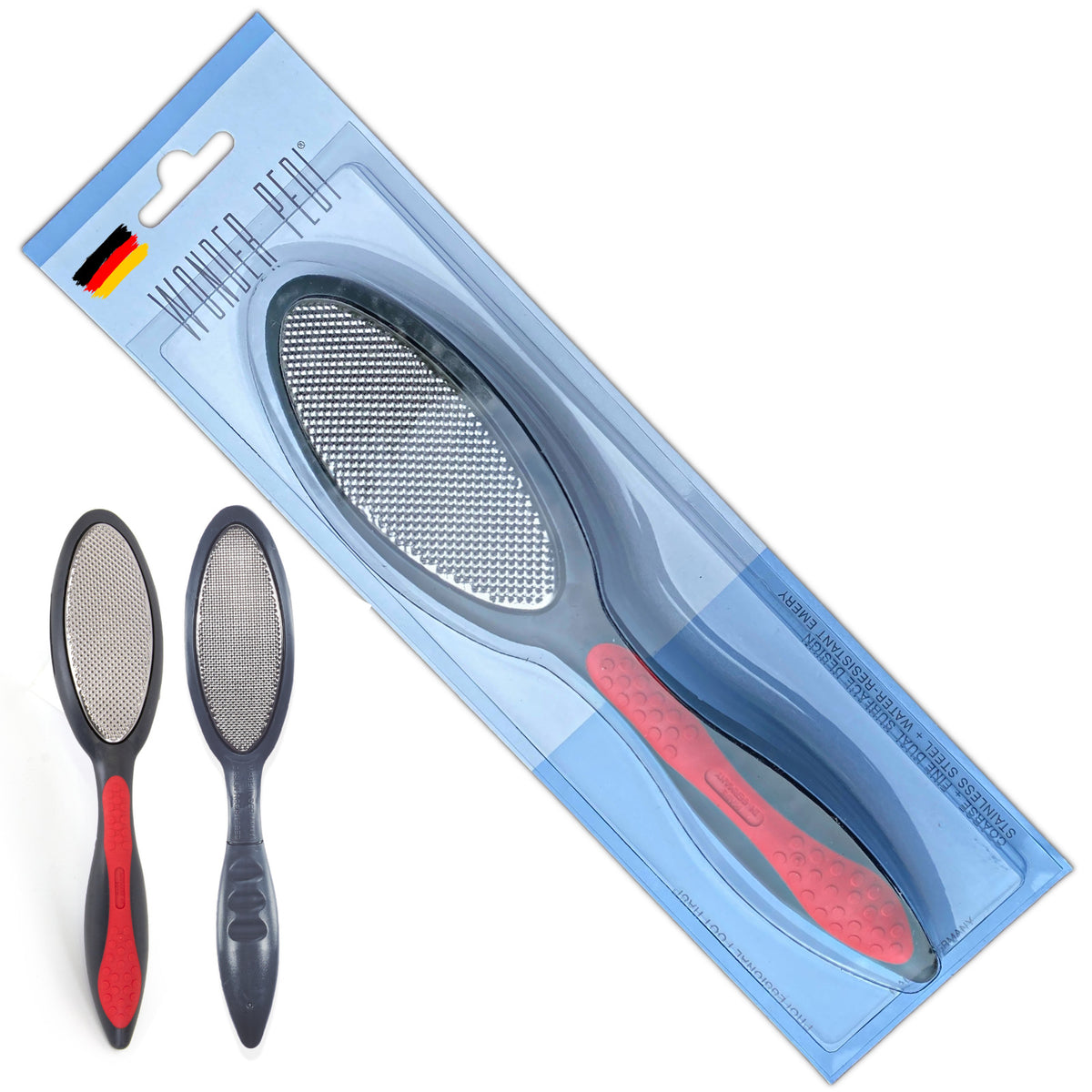 Double Sided Stainless Steel Foot File Callus Remover Made in Germany