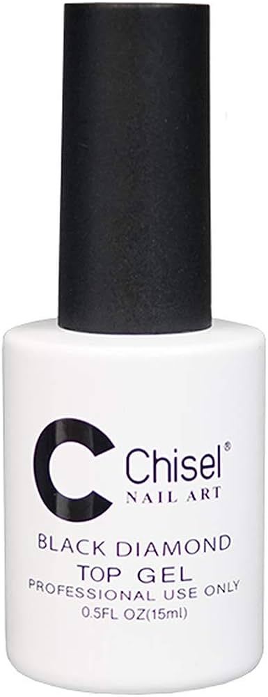 Chisel Soak Off Gel Top Coat - Black Diamond Special 0.5 Oz Nail Gel