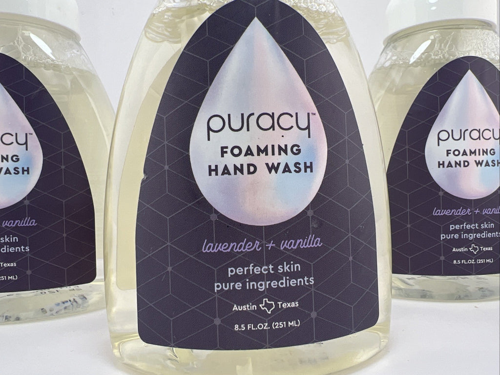 Foaming Hand Soap Lavender Vanilla - Plant-Based, 8.5 oz Pack of 3