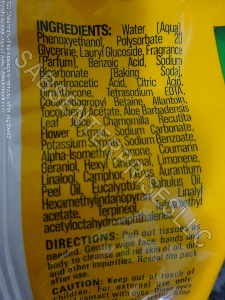 Face and Body Wet Wipes 300 Count - Fresh Scent, Resealable Pack