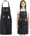 Hair Stylist Apron with 4 Pockets Waterproof Barber Apron for Hairdressers