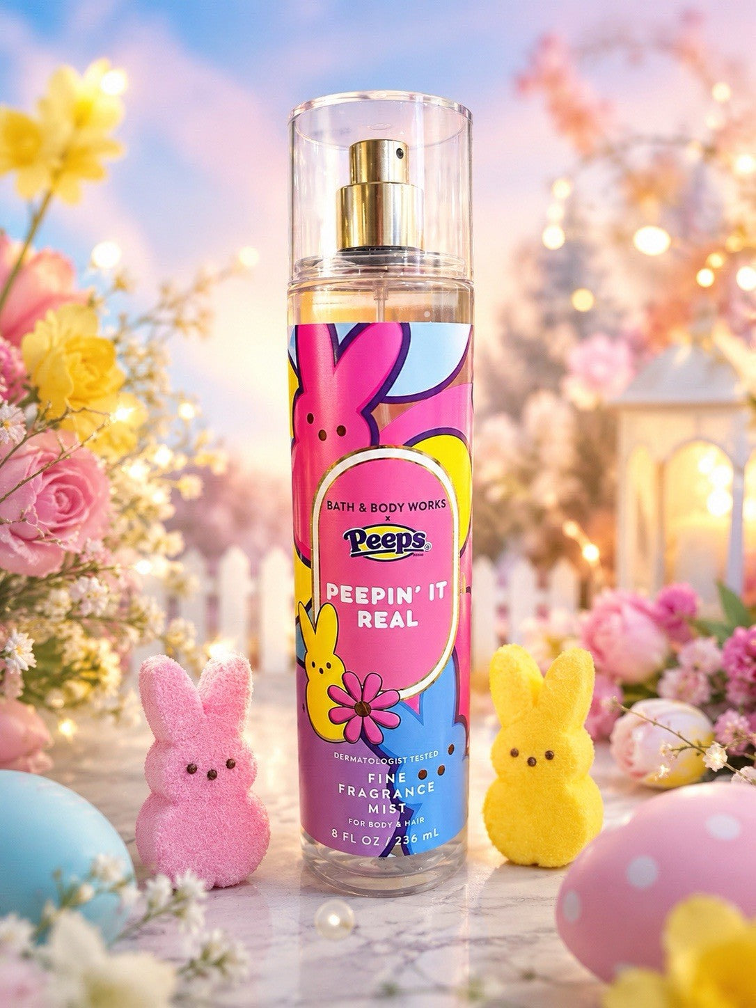 Bath & Body Works Peepin' It Real Body Mist 8 Fl Oz - Fresh Fragrance