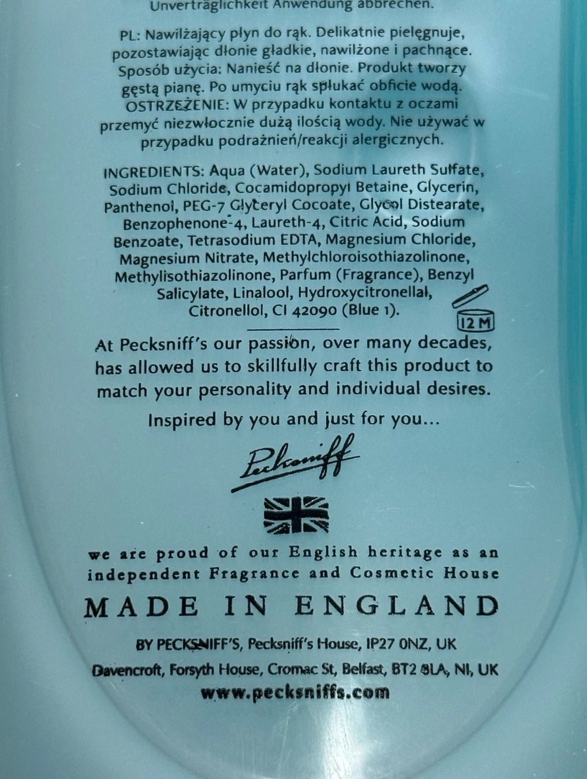Moisturizing Hand Wash Set - Sandalwood & Vanilla Fragrance, 2x 24.5 Fl Oz