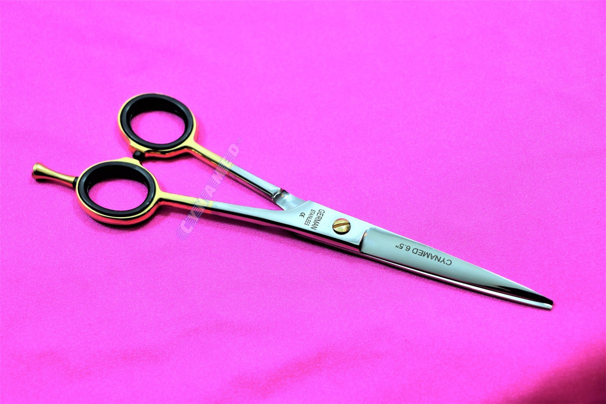 German Hairdressing Scissors Set 6in & 6.5in Sharp Edge Cutting Tool with Finger Rest