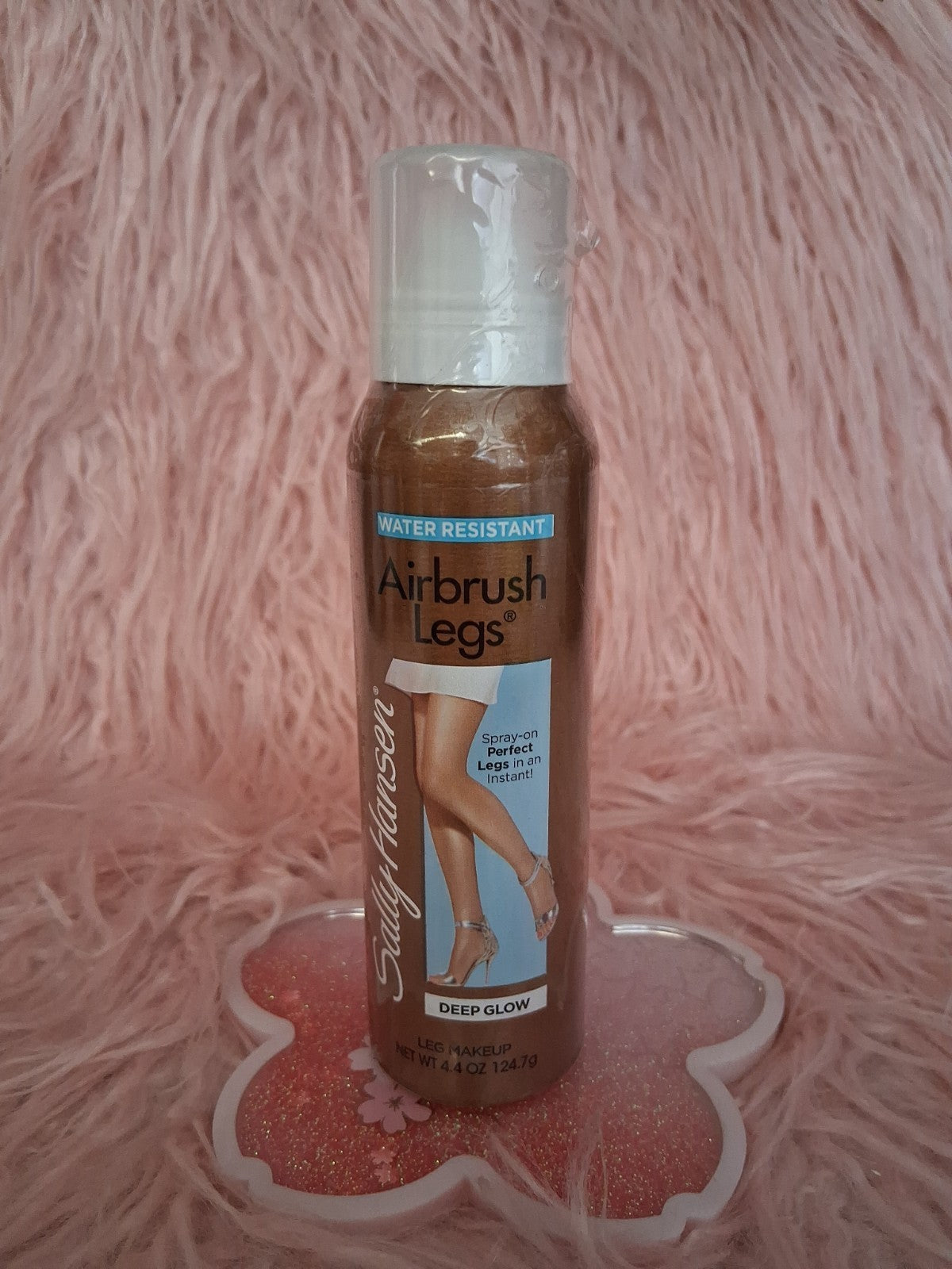 Airbrush Legs Spray-On Leg Makeup Deep Glow 4.4oz - Natural Skin Finish