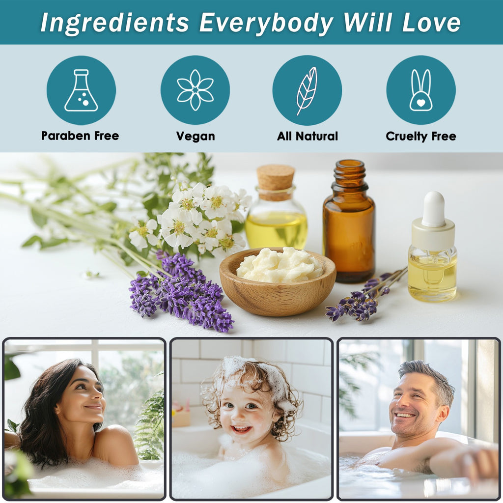 Luxury Spa Gift Basket for Women - Aromatherapy Bath Set with Jasmine & Lavender