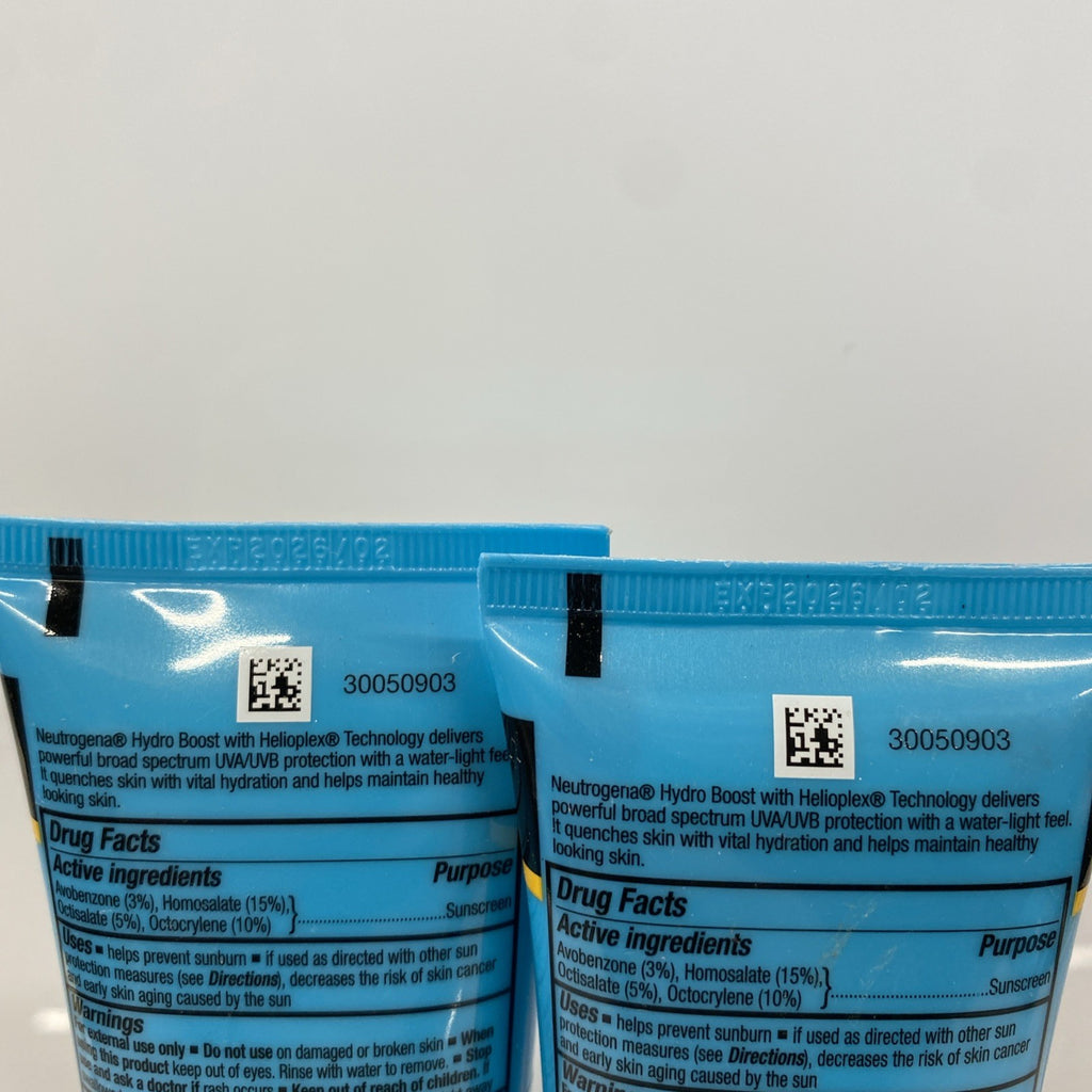 Neutrogena Moisturizing Gel Sunscreen SPF 50 Face Lotion - 3 Oz, Pack of 2