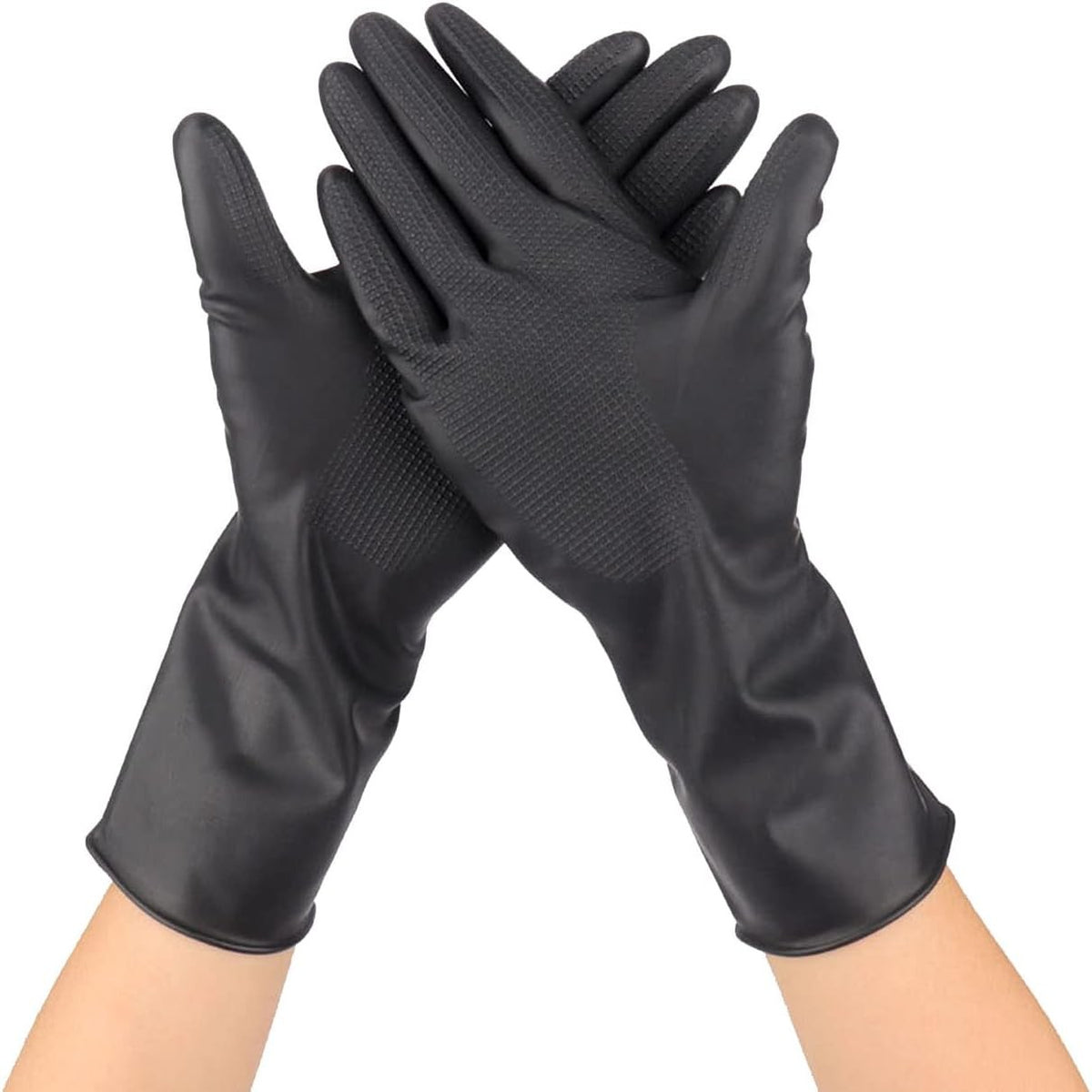Professional Hair Dye Coloring Gloves - Reusable, Chemical-Resistant