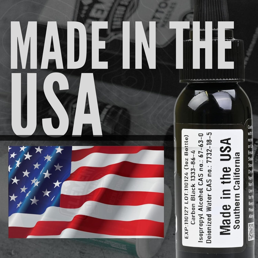 Nighthawk 1oz Black Tattoo Ink for Clean Lines & Shading