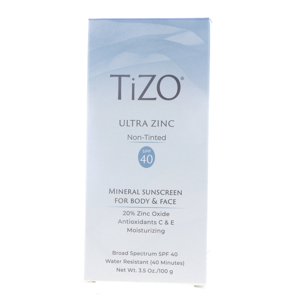 Mineral Sunscreen SPF40 for Body & Face Non-Tinted 3.5 oz - Sensitive Skin