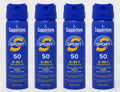 Water-Resistant Sunscreen Spray SPF 50 - Sport Water Resistant 1.6 oz Pack of 4