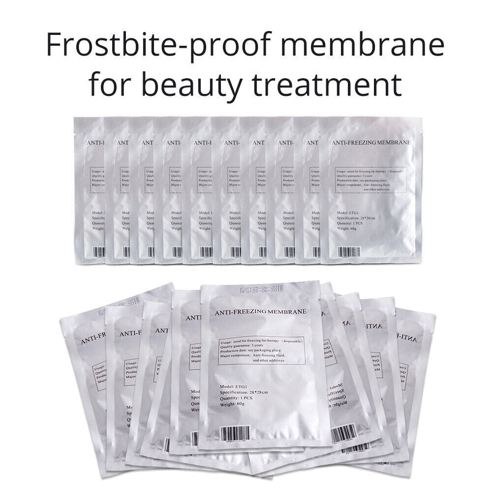 Cryo Lipolysis Cold Fat Freezing Pads for Body Sculpting - Multiple Sizes & Quantities