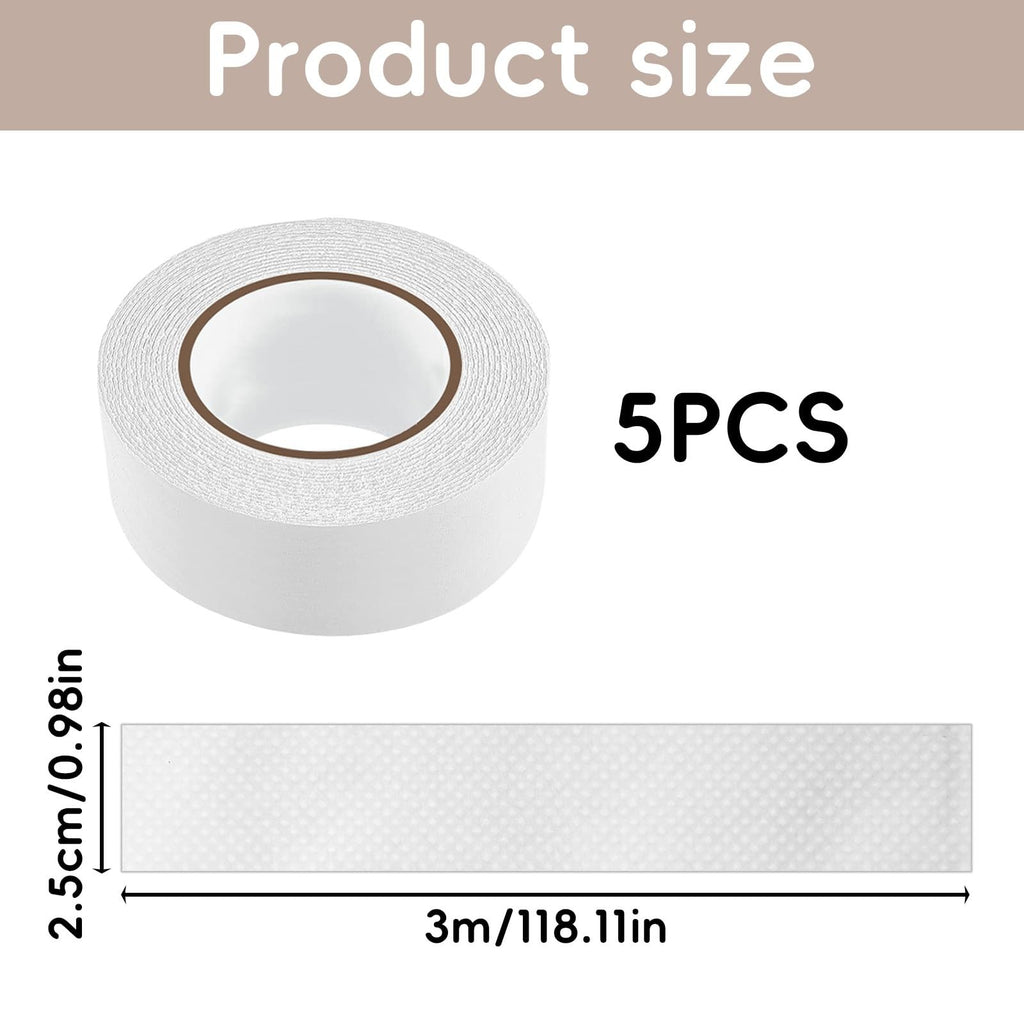 Invisible Self-Adhesive Collar Protectors for Shirts and Hats - 5 Rolls