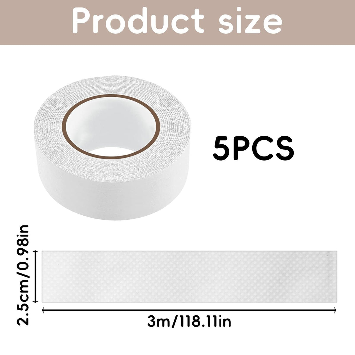 Invisible Self-Adhesive Collar Protectors for Shirts and Hats - 5 Rolls