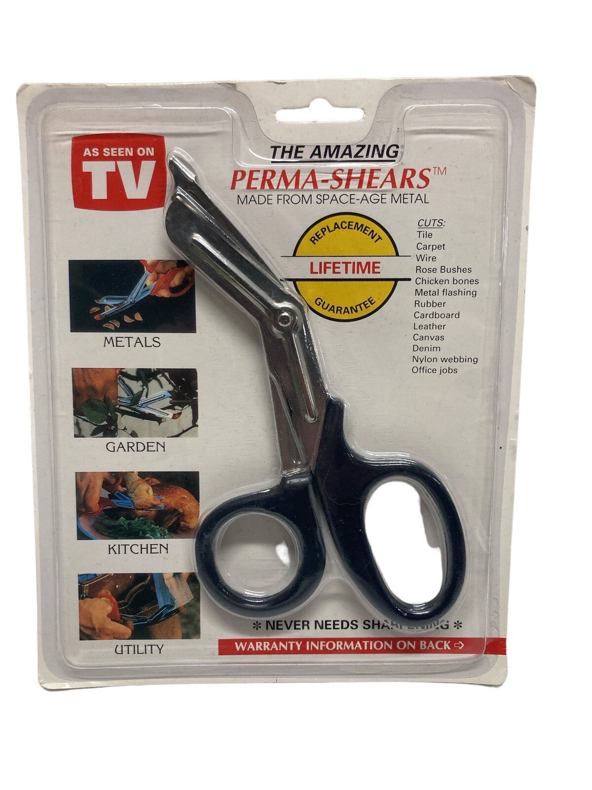 Perma Shears Space Age Metal Handheld Cutting Shears - Durable & Precision