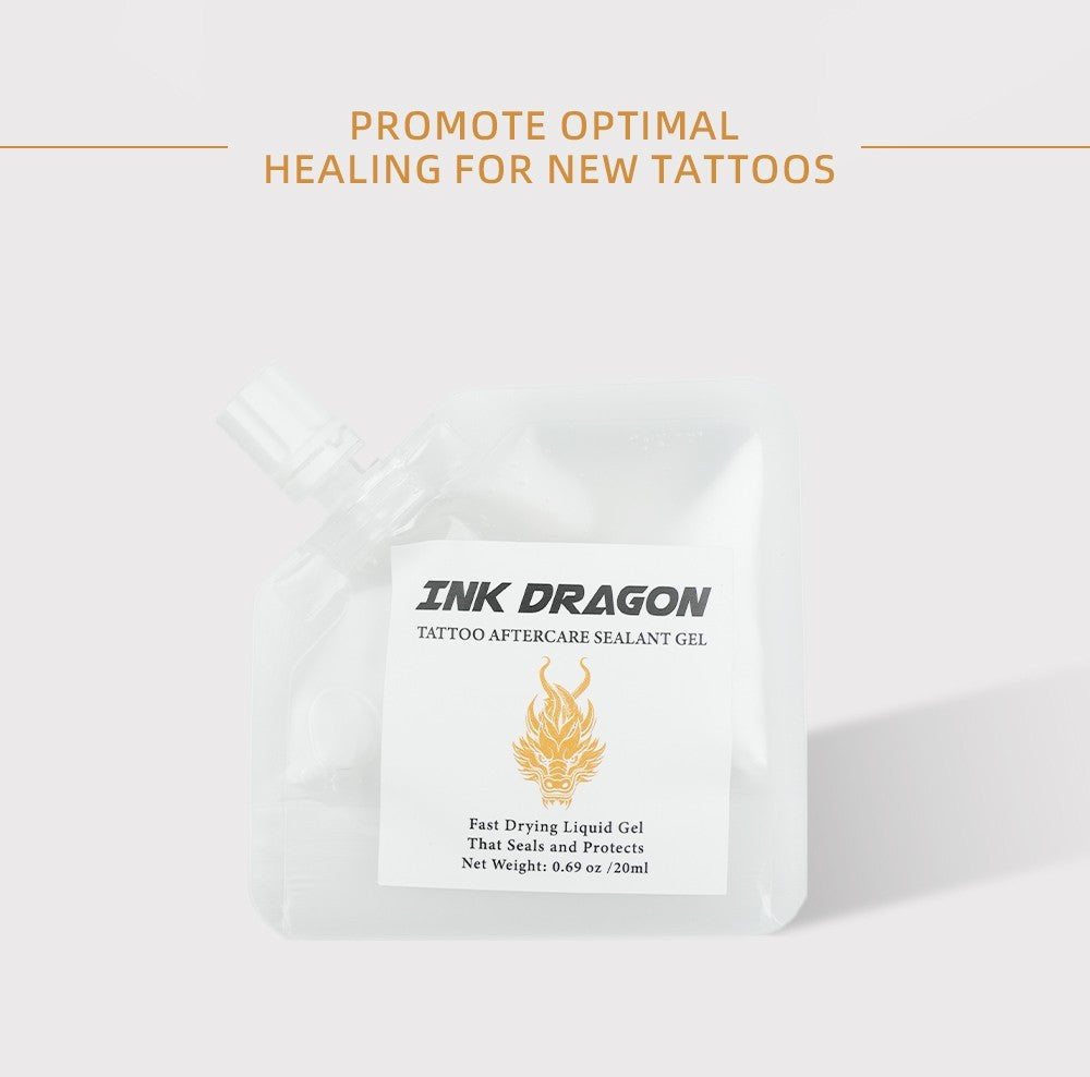 Tattoo Aftercare Gel Sealant for Wounds • 20ml x 20 Bags (Unbranded)
