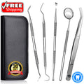 Dental Cleaning & Whitening Kit - 5 Pc Oral Hygiene Set
