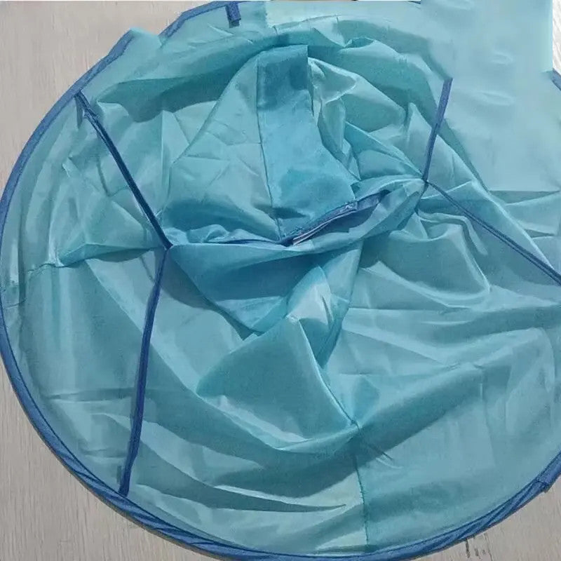 Breathable Haircut Umbrella Cape for Home & Salon Use - Foldable & Protective
