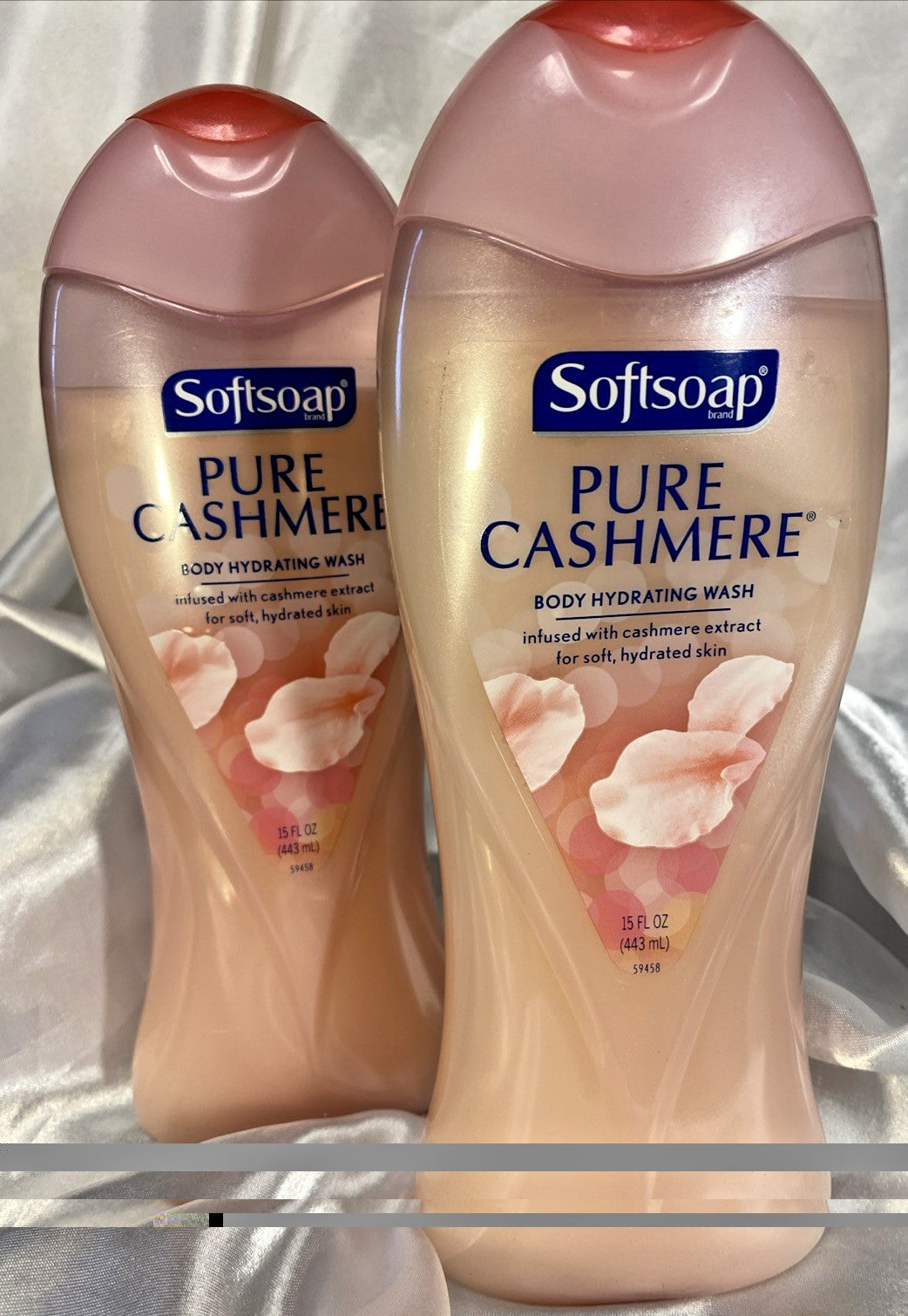 Softsoap Pure Cashmere Hydrating Pink Body Wash 15oz Discontinued