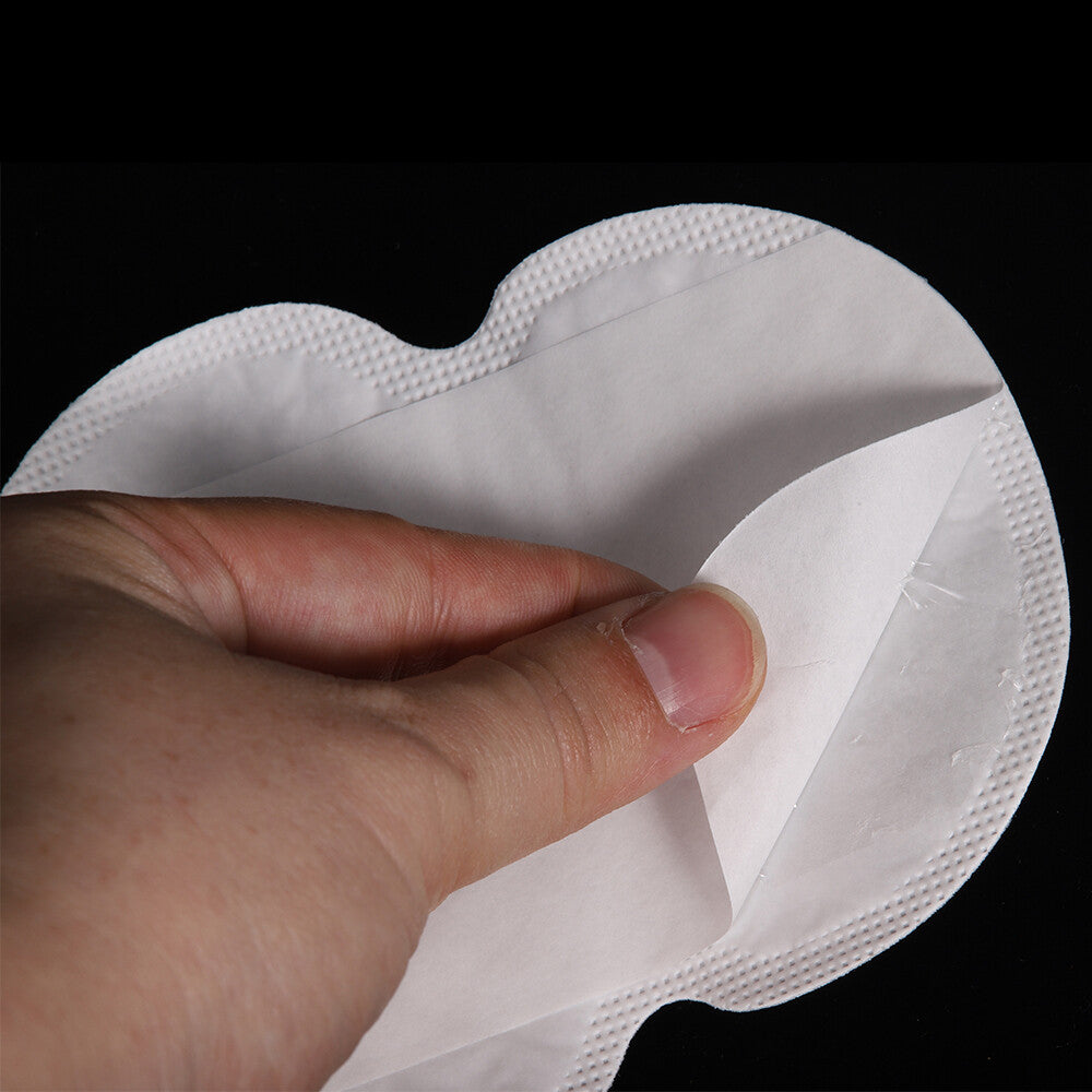 Disposable Underarm Sweat Pads Stickers - Absorbing, Stain-Free, 100 Pack