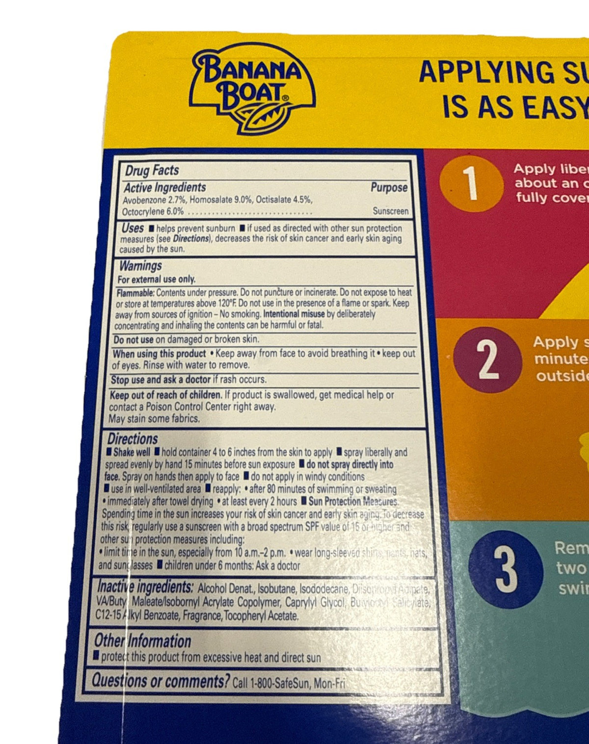 SPF 50 Sunscreen Pack - 3 x 6 Oz Ultra Water-Resistant Sunblock