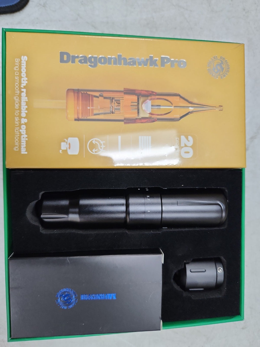 Dragonhawk Wireless Beginner Atom2 Tattoo Kit