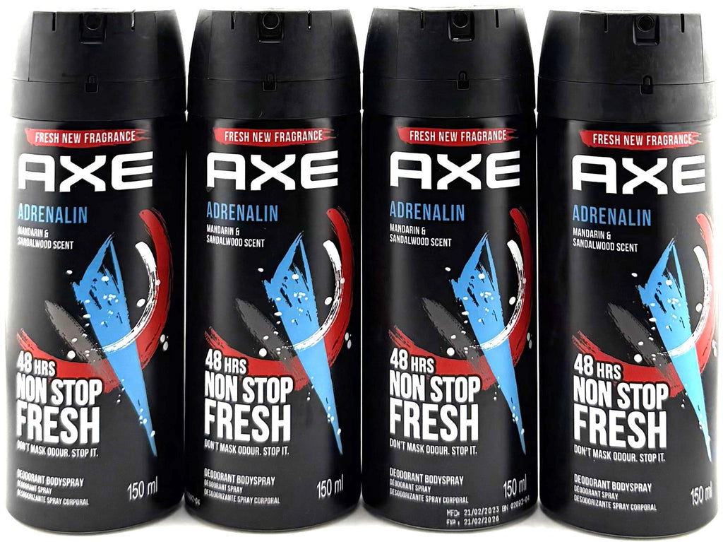 Men's Deodorant Body Spray - 6 Pack, 150ml, Long-Lasting Fresh Scent