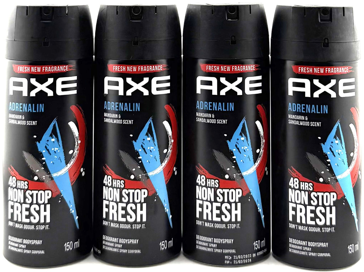 Men's Deodorant Body Spray - 6 Pack, 150ml, Long-Lasting Fresh Scent