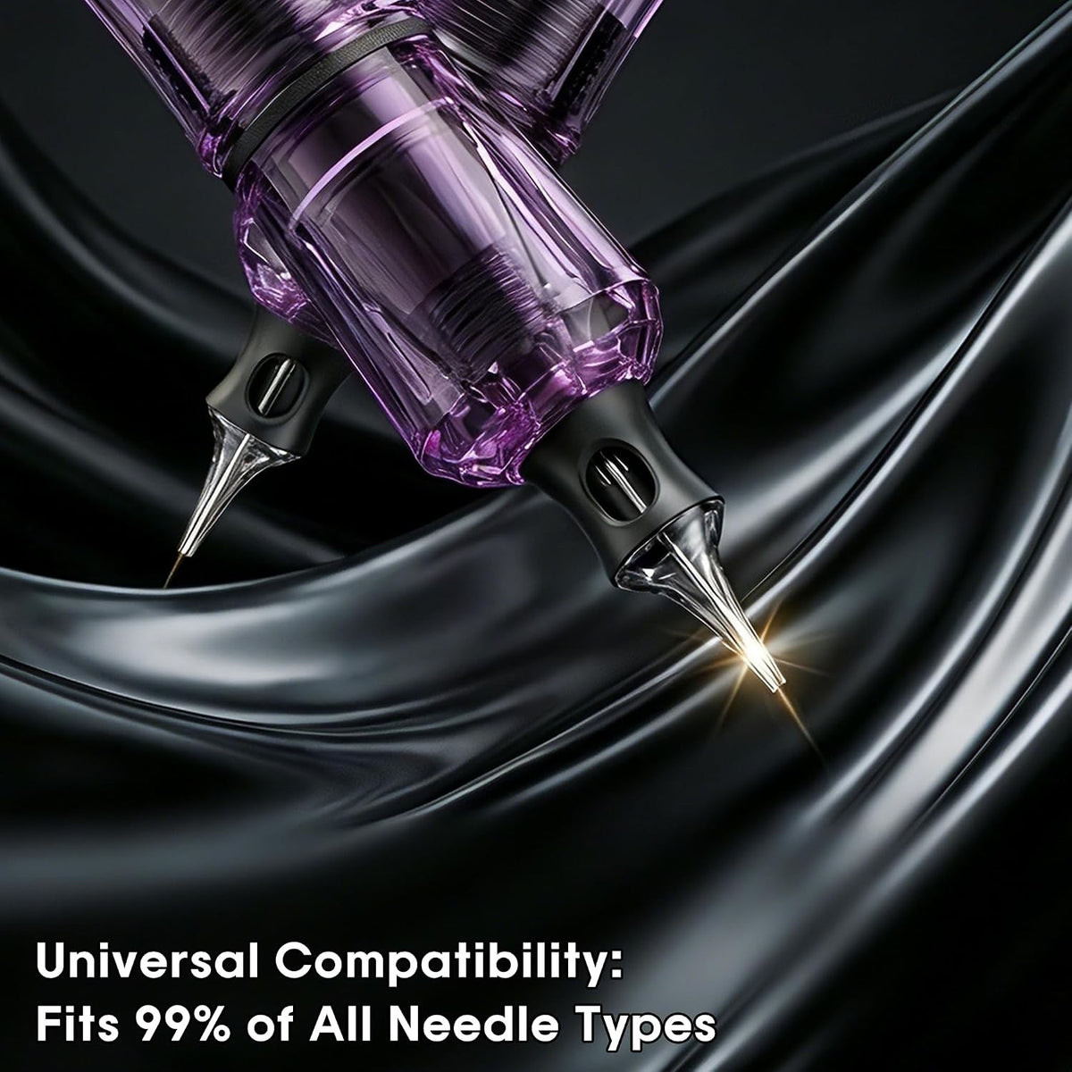 Cordless Tattoo Pen Kit with 2 Batteries & 20 Cartridges - Beginner Tattoo Machine Set