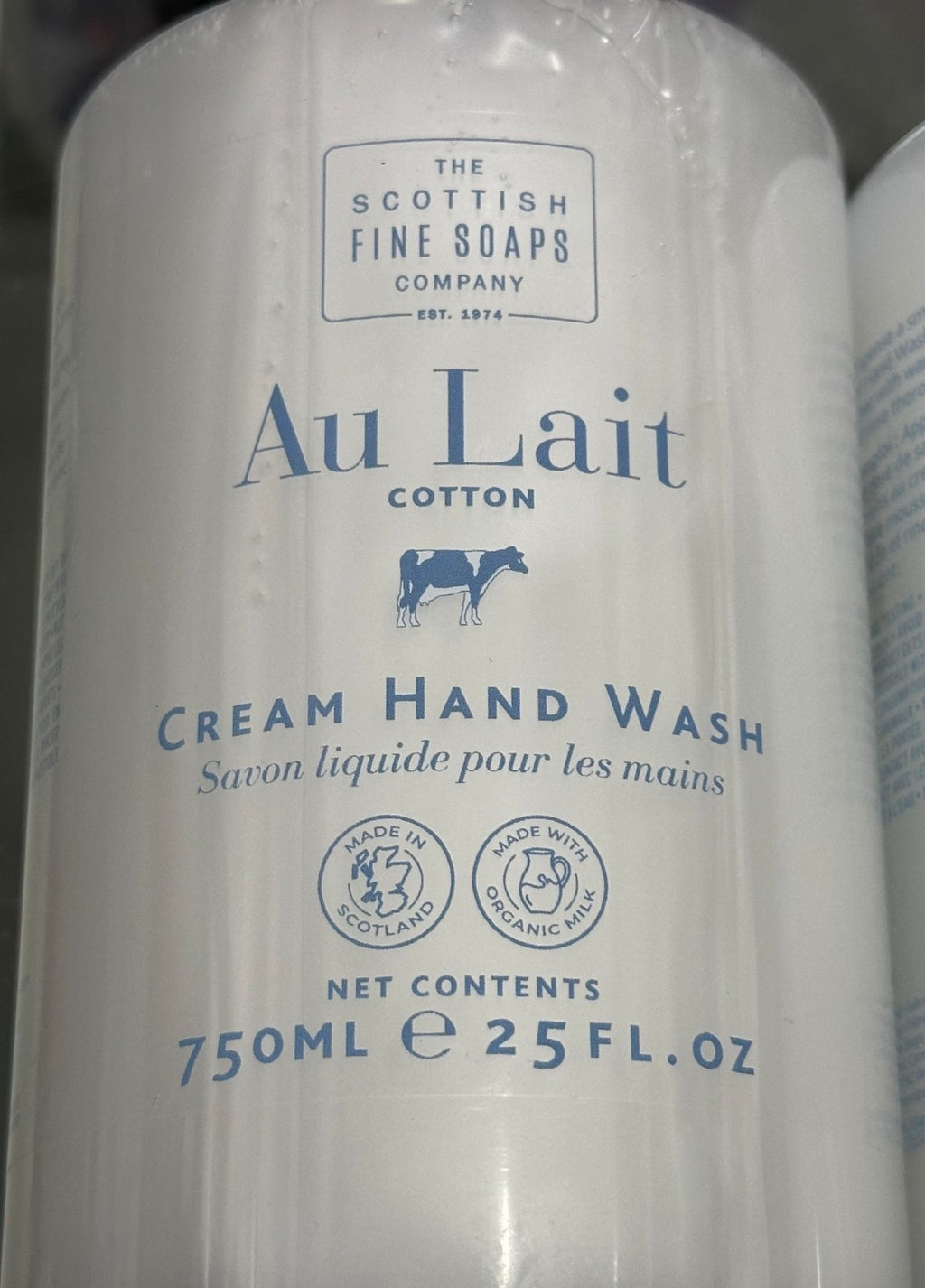 Organic Milk Hand Wash with Cotton & Shea - 750ml, 2-Pack