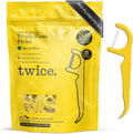Eco-Friendly 3-Strand Floss Picks with Mint & Baking Soda - Dual Action Oral Care