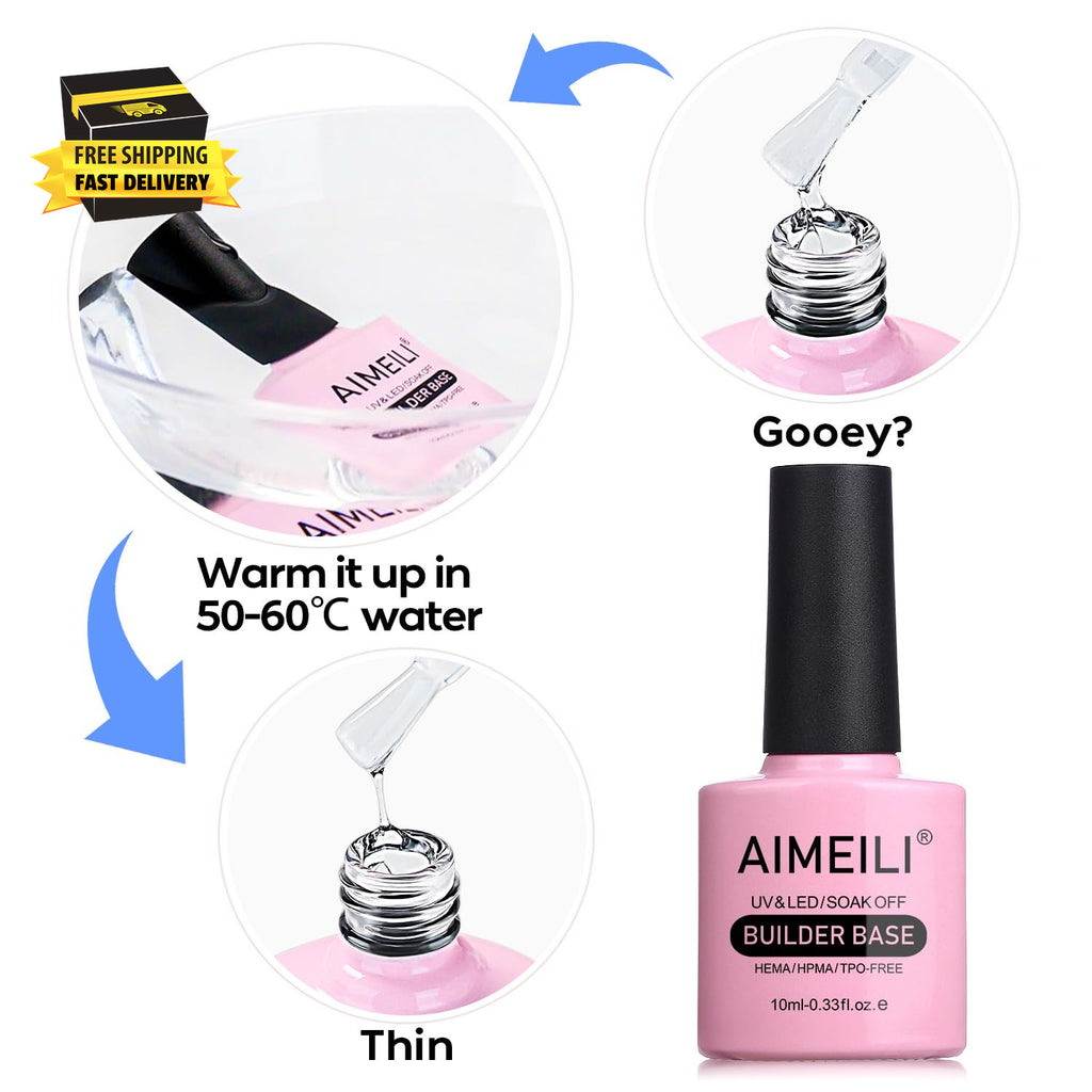 Rubber Base Gel Nail Polish 4-in-1 Strengthen & Protect - 10ml