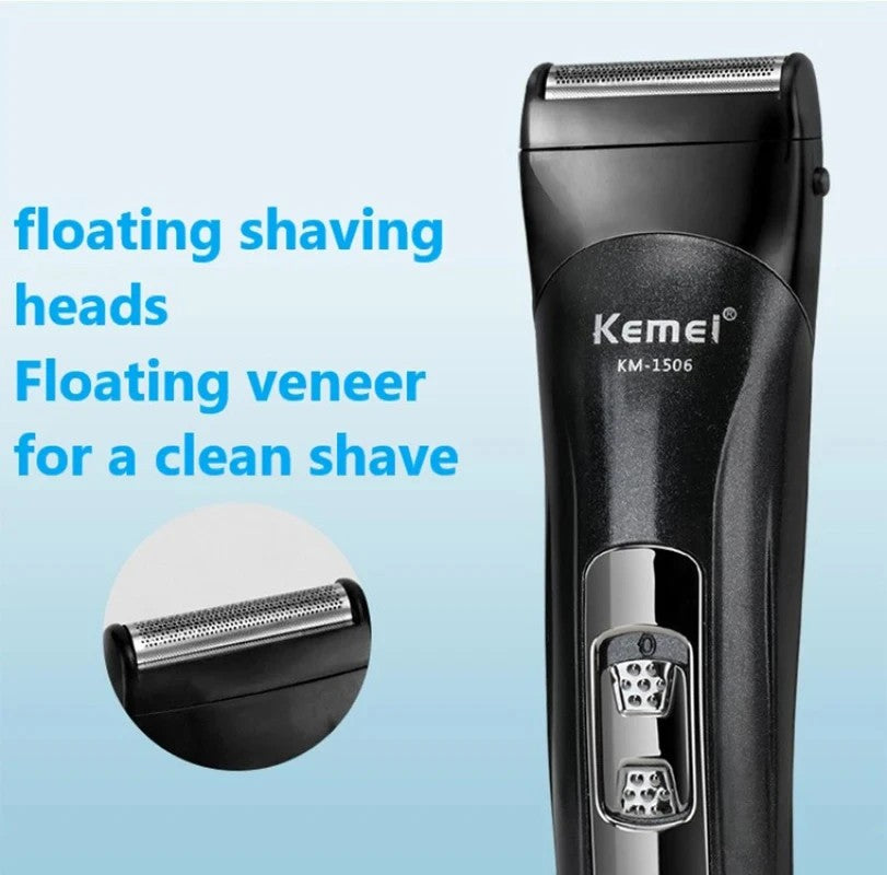 Men Electric Nose Ear Hair Trimmer & Beard Grooming Clipper - Rechargeable