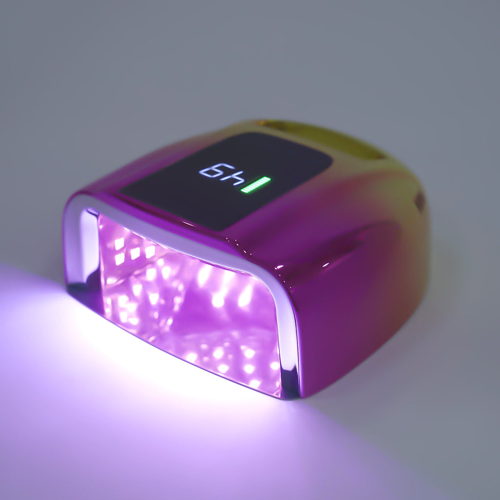 Rechargeable Cordless Nail Dryer 96W LED UV Manicure Lamp with 4 Timer Settings