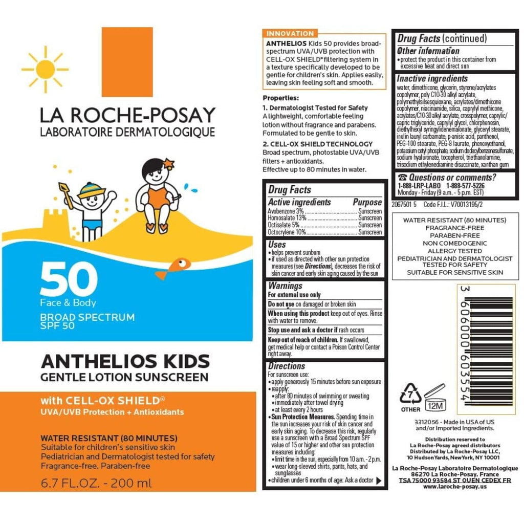 Kids SPF 50 Mineral Sunscreen Lotion - Pediatrician Tested, Water-Resistant