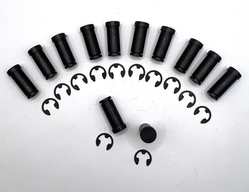 Coil Core Set 1" T-Top 1018 Steel/Black Oxide - 8-32 Threads, USA Made