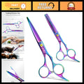 Professional Hair Cutting Scissors Kit 6.5-inch Razor Edge Barber Shears