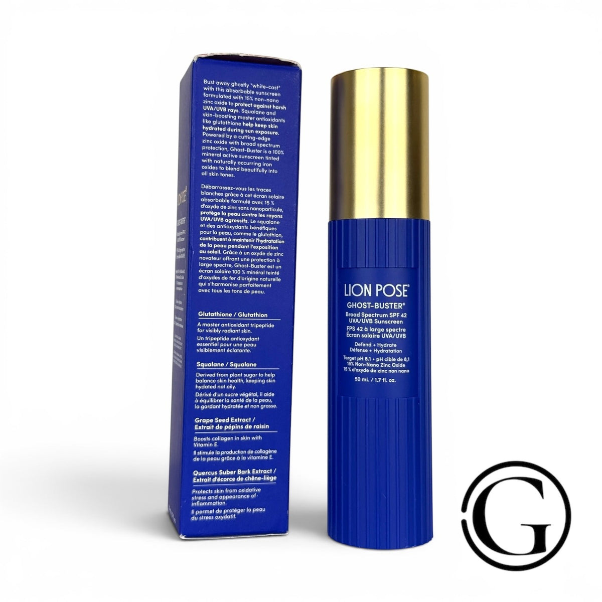 Lion Pose Ghost Butter SPF 42 Broad Spectrum Sunscreen 50mL - Hydrating UV Protection