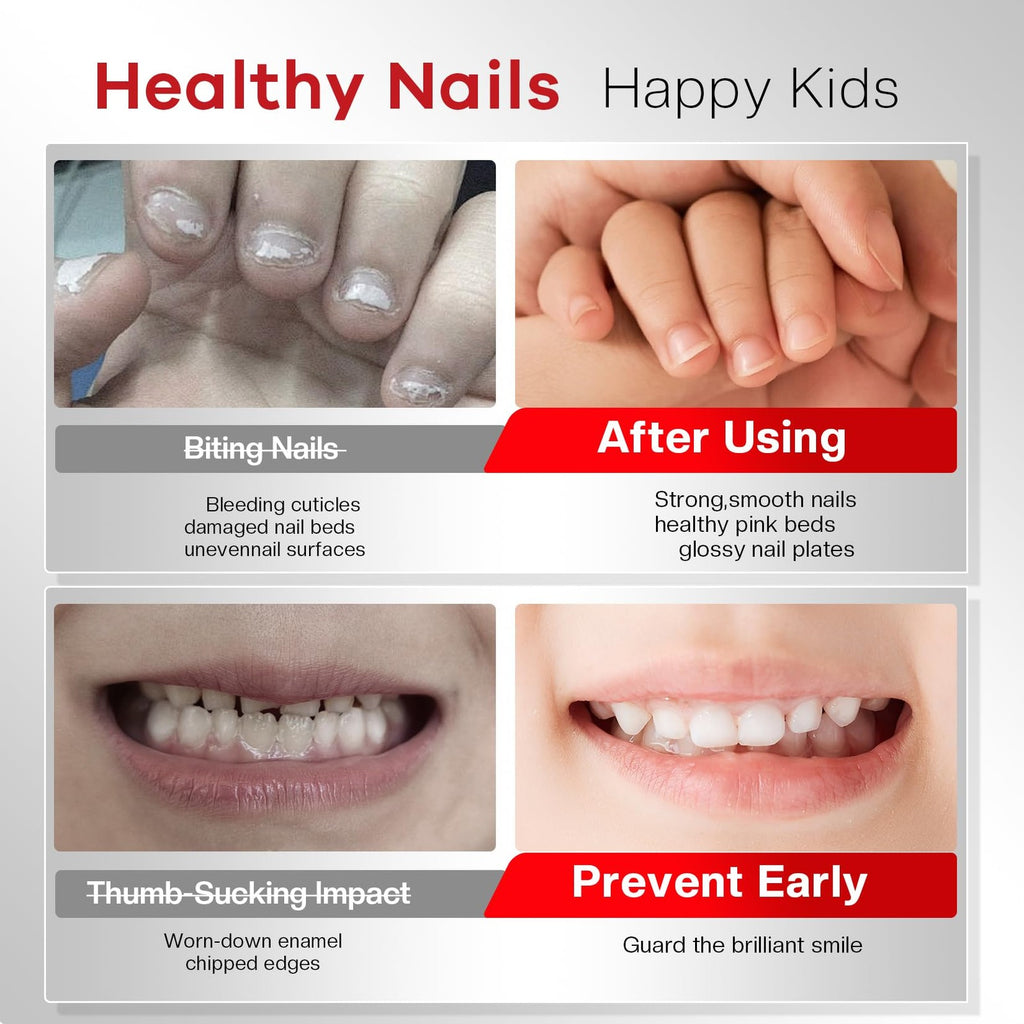 Kids Nail Biting Deterrent Polish - Clear Bitter No Bite Nail Polish 12ml