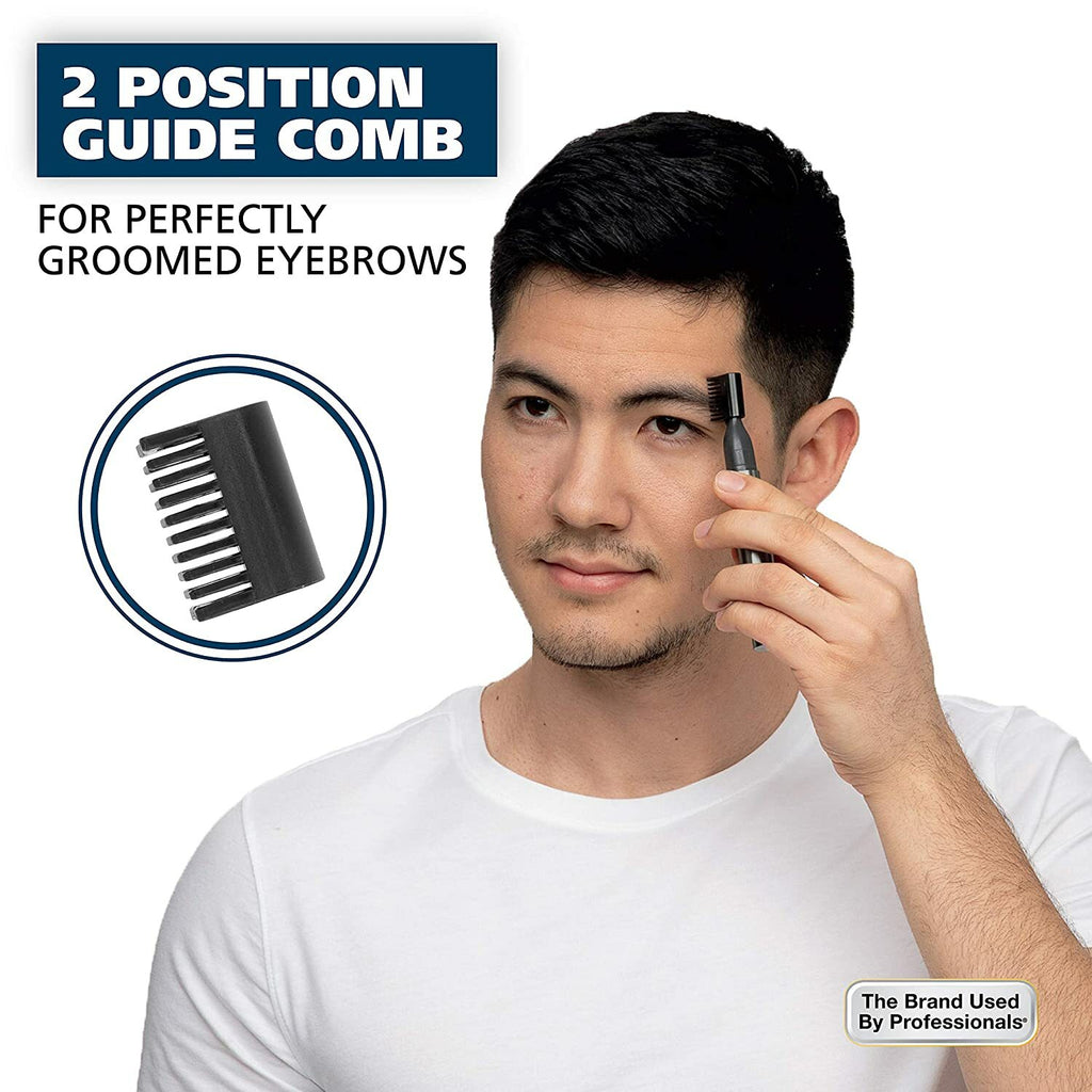 Nose Ear Hair Trimmer - Wet Dry Micro Detailer with Precision Blades