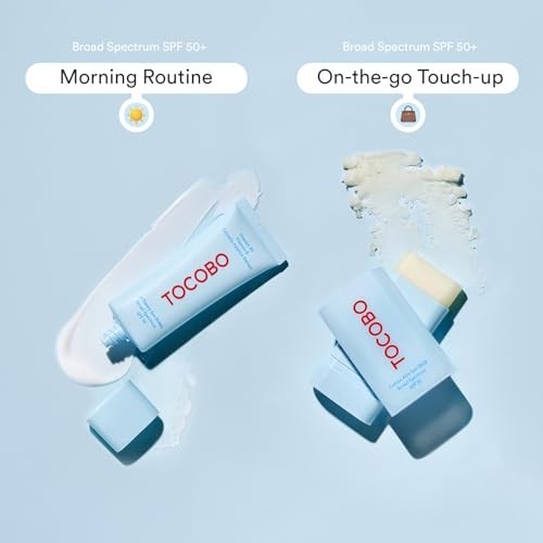 SPF 50 Sunscreen Stick - Lightweight Matte Finish with Dual Functionality for Sensitive Skin
