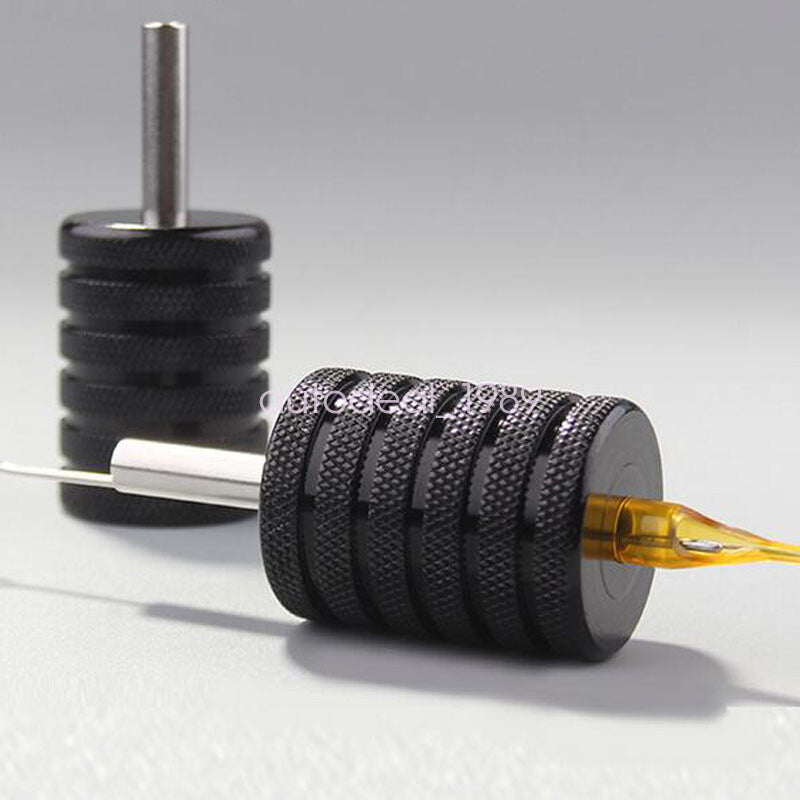 Tattoo Grips Set — Ergonomic Rubber Matte Tattoo Machine Handles (25/30/35 mm)