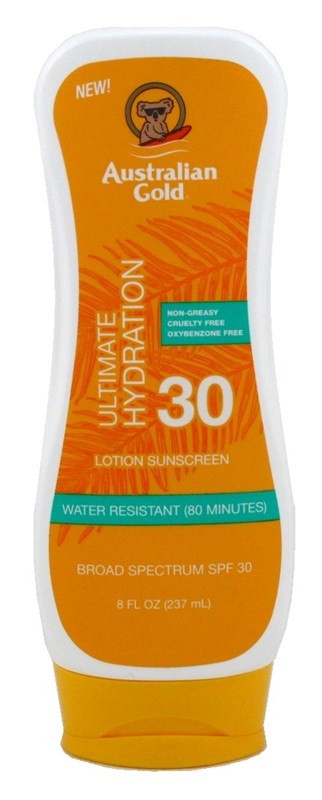 Australian Gold SPF 30 Lotion with Green Tea - Hydrating Sun Protection 8oz