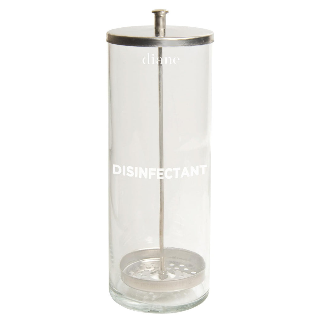 Glass Disinfectant Jar for Salon Sterilizing, 32 Ounces