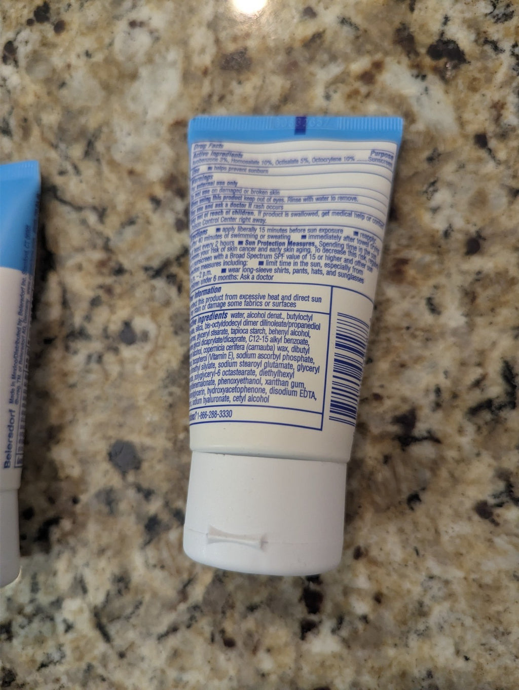 Water Resistant SPF45 Sunscreen for Face Travel Size 1.5oz 2-Pack