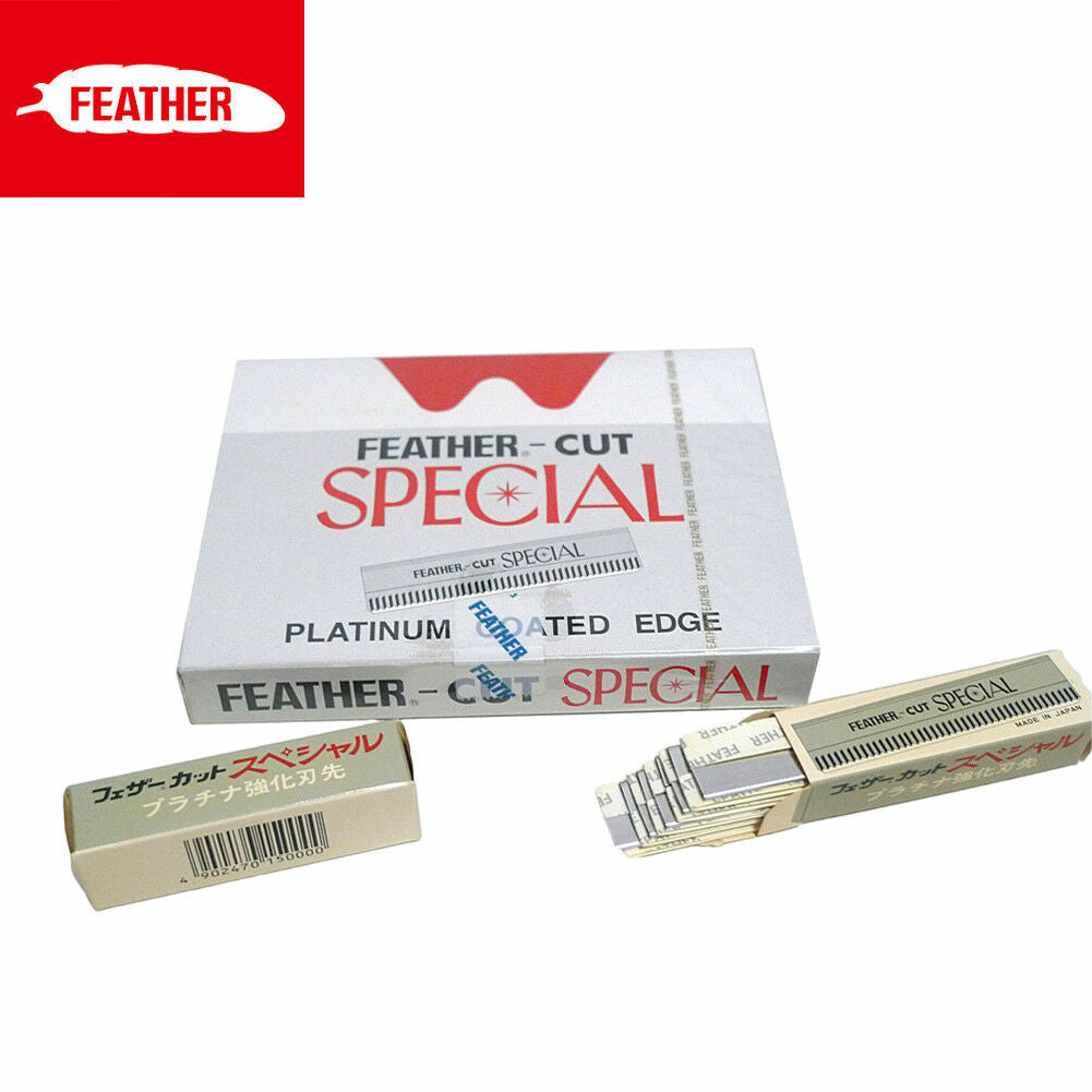 100PCS Feather Edge Razor Blades for Hair & Face Trimming Replacement Refills